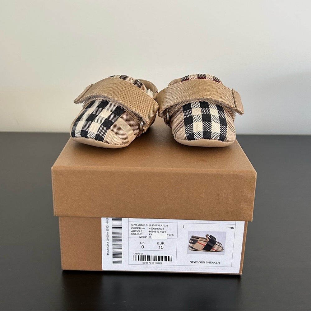 NEW Burberry ‘Josie’ Check Slip On